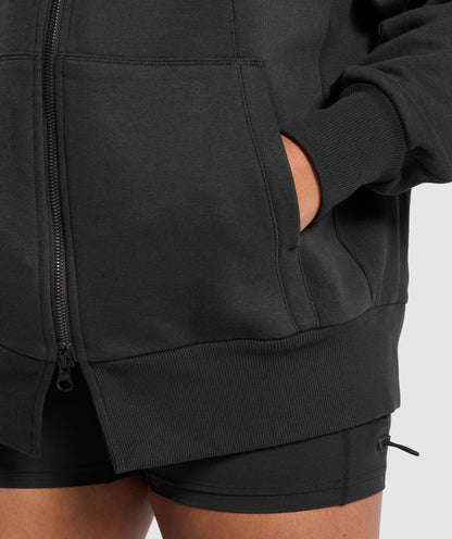 Women's Gymshark Power Hoodie Black