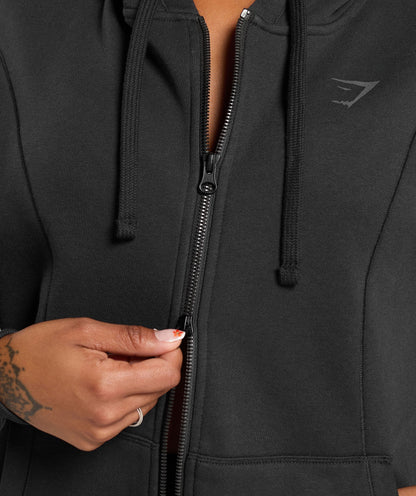 Women's Gymshark Power Hoodie Black