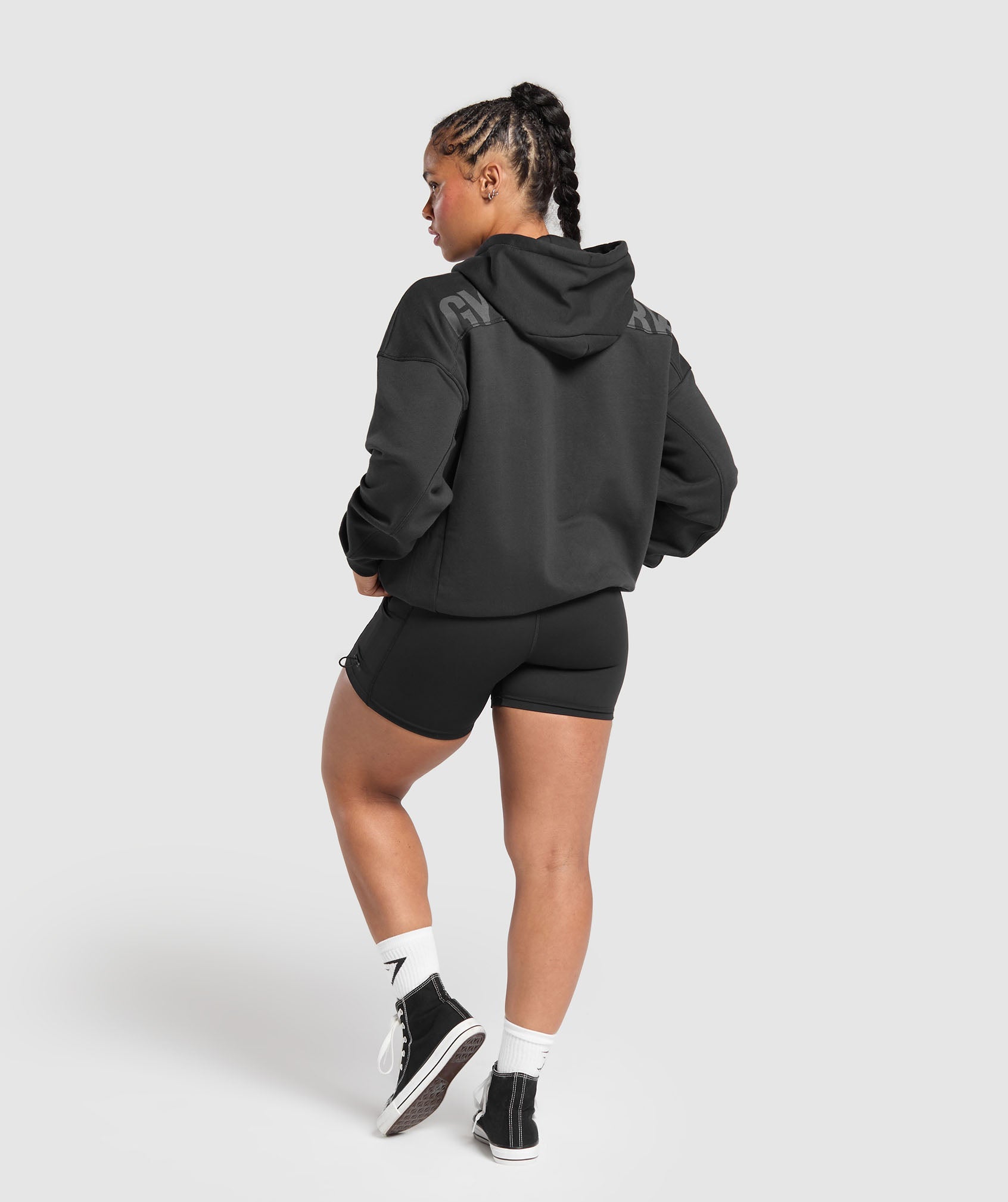 Women's Gymshark Power Hoodie Black