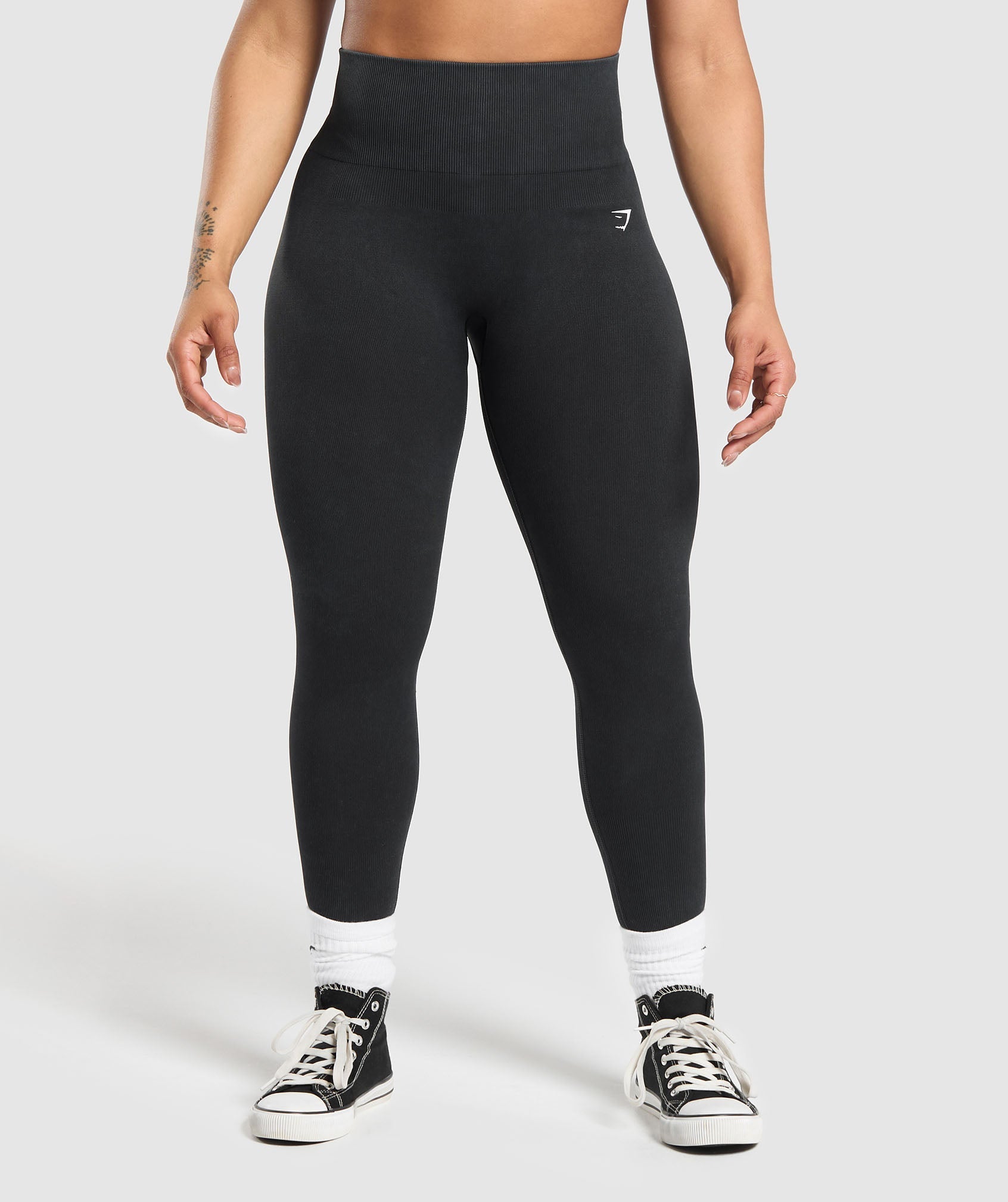 Women's Gymshark Gains Seamless Leggings Black