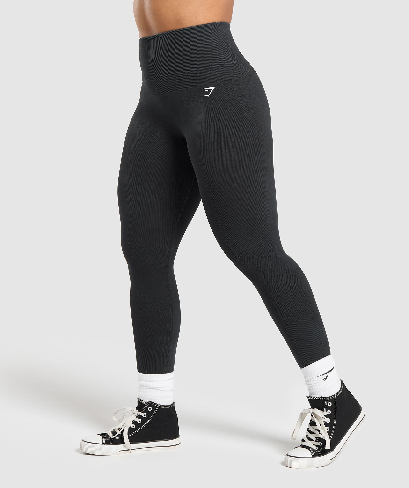 Women's Gymshark Gains Seamless Leggings Black