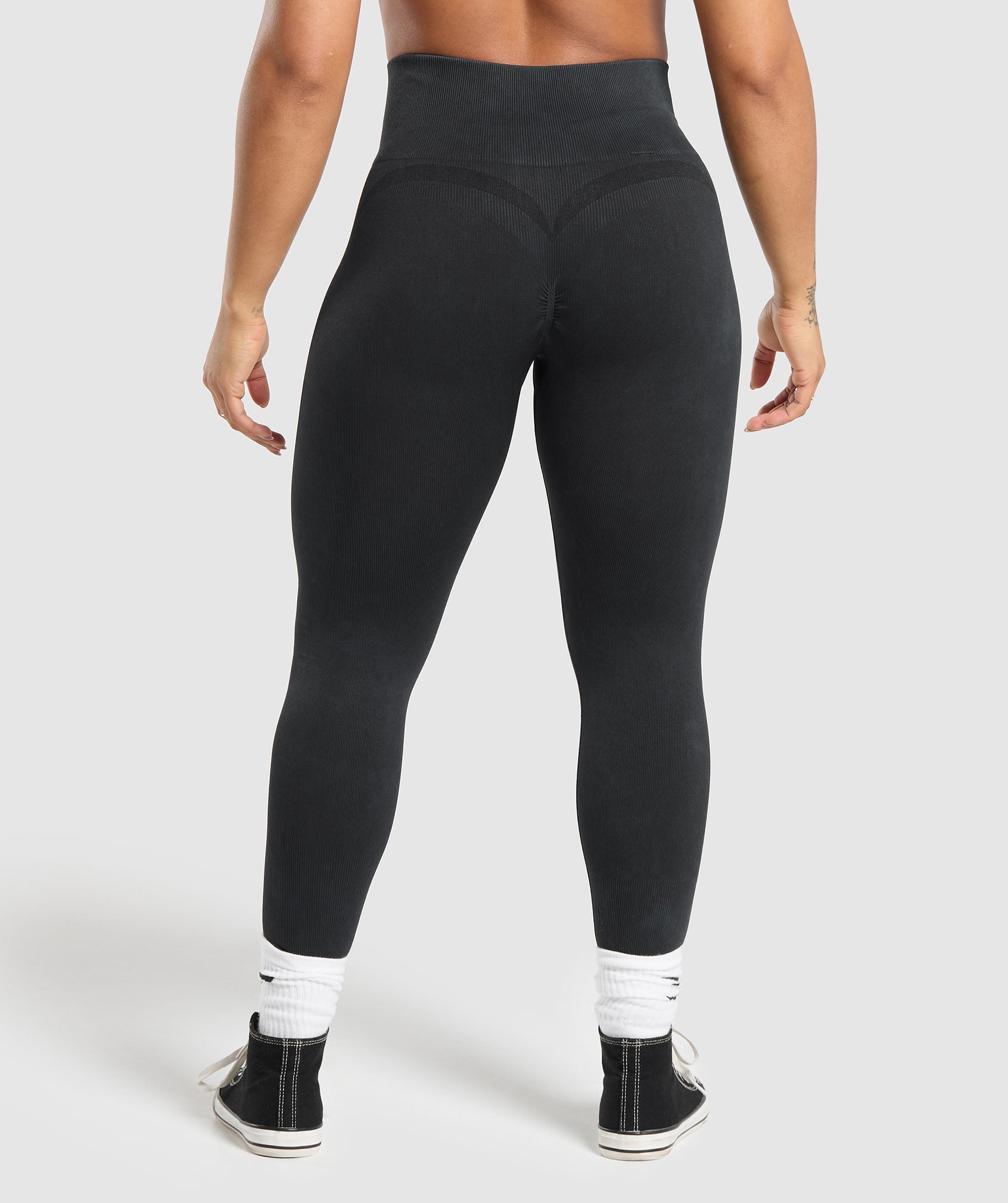 Women's Gymshark Gains Seamless Leggings Black