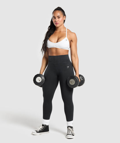 Women's Gymshark Gains Seamless Leggings Black