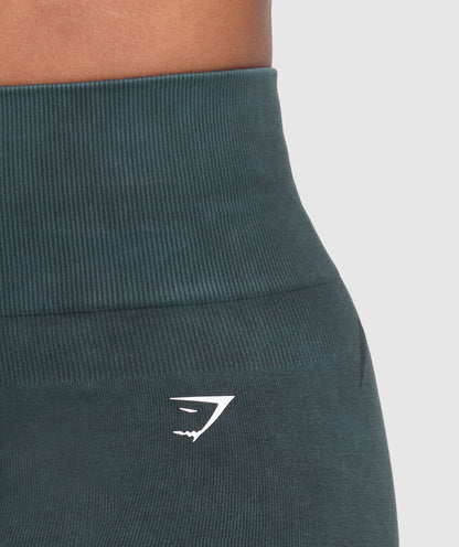 Women's Gymshark Gains Seamless Washed Shorts Black