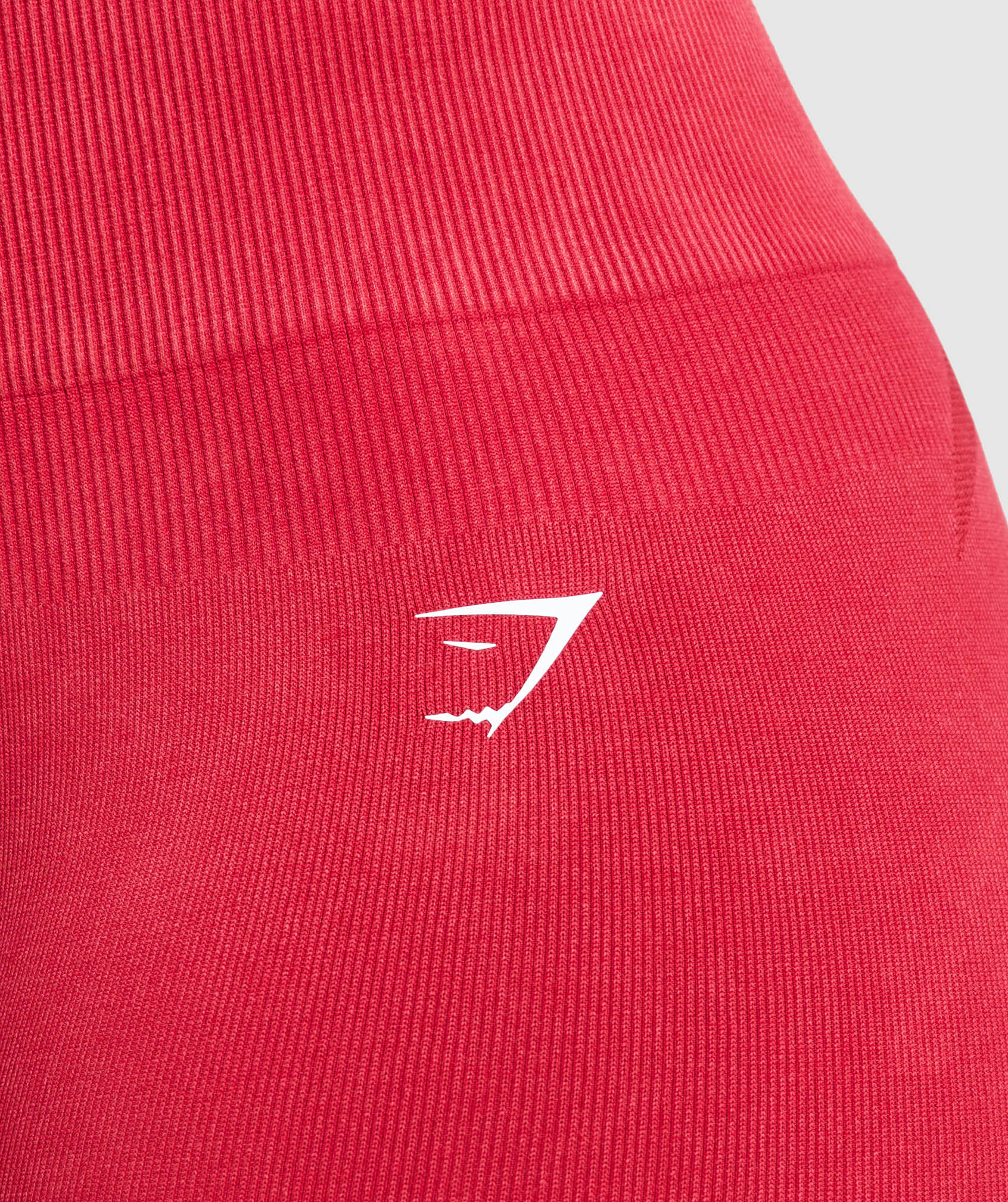 Women's Gymshark Gains Seamless Washed Shorts Carmine Red