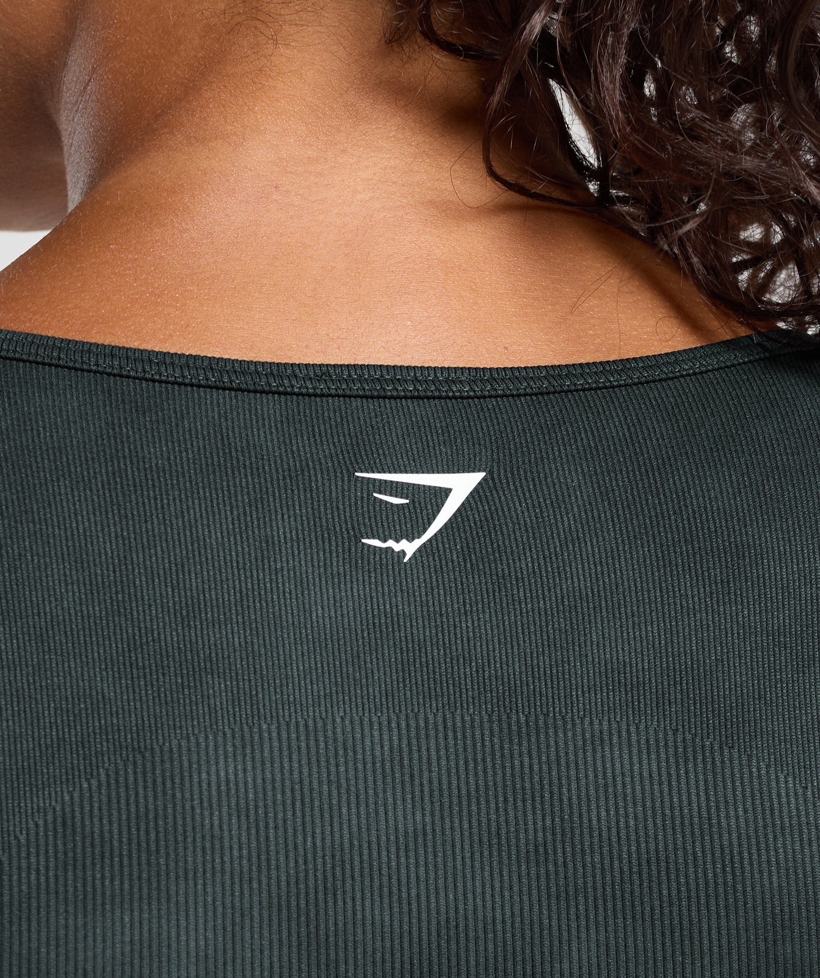 Women's Gymshark Gains Seamless Washed Zip Up Jacket Black