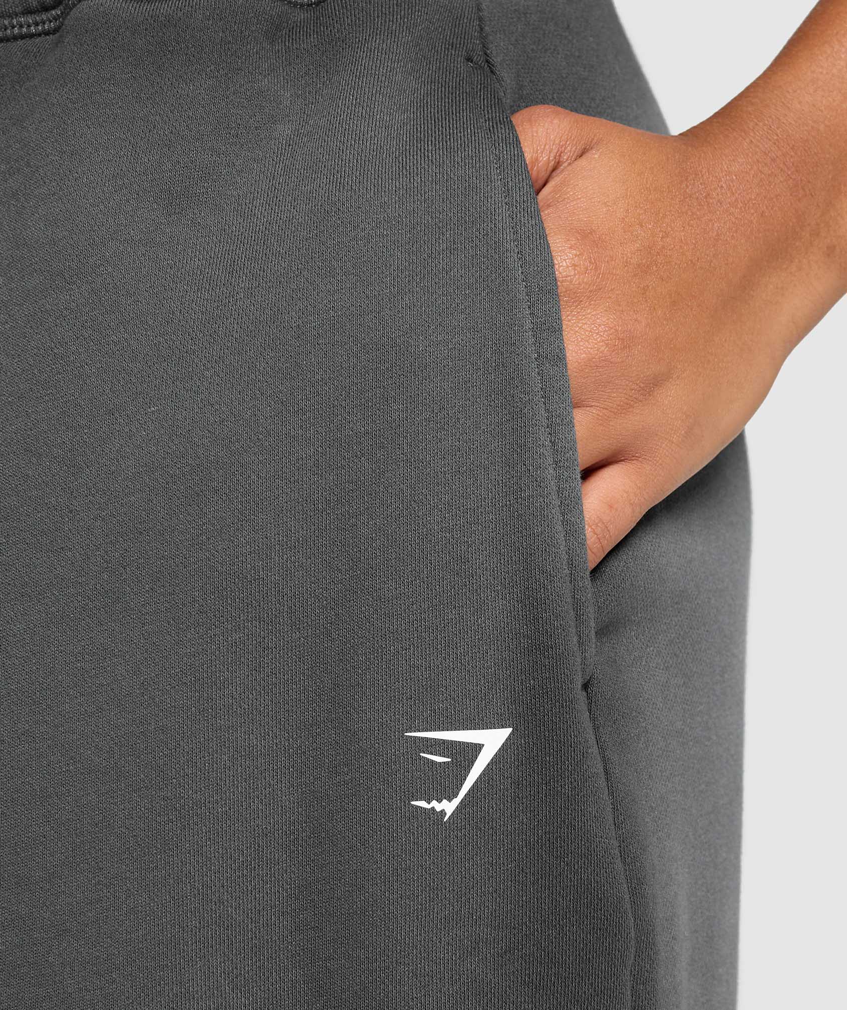 Women's Gymshark Gains Washed Loopback Joggers Grey