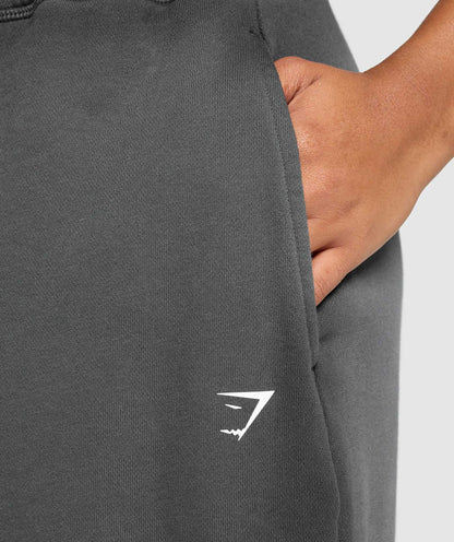 Women's Gymshark Gains Washed Loopback Joggers Grey