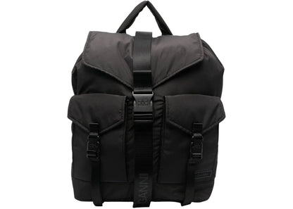 Ganni Tech Backpack Bag Black