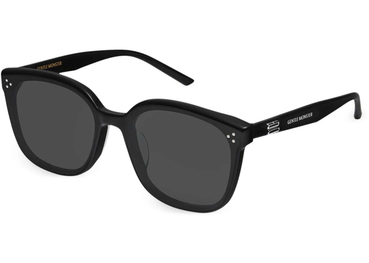 Gentle Monster By 01 Square Sunglasses Black/Black (By01)