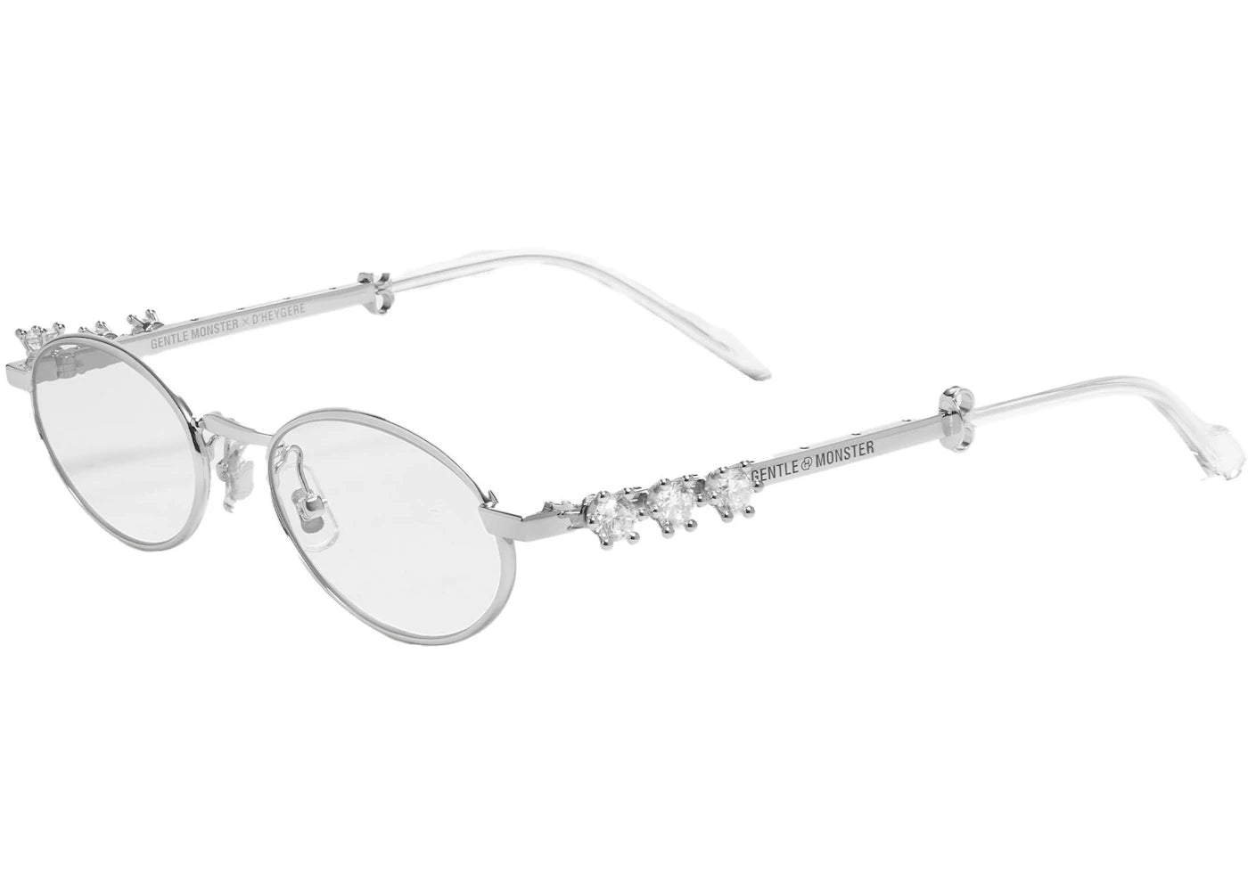 gentle monster doheygere oval eyeglasses silver 02 
