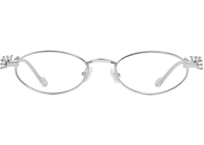 Gentle Monster Doheygere Oval Eyeglasses Silver 02