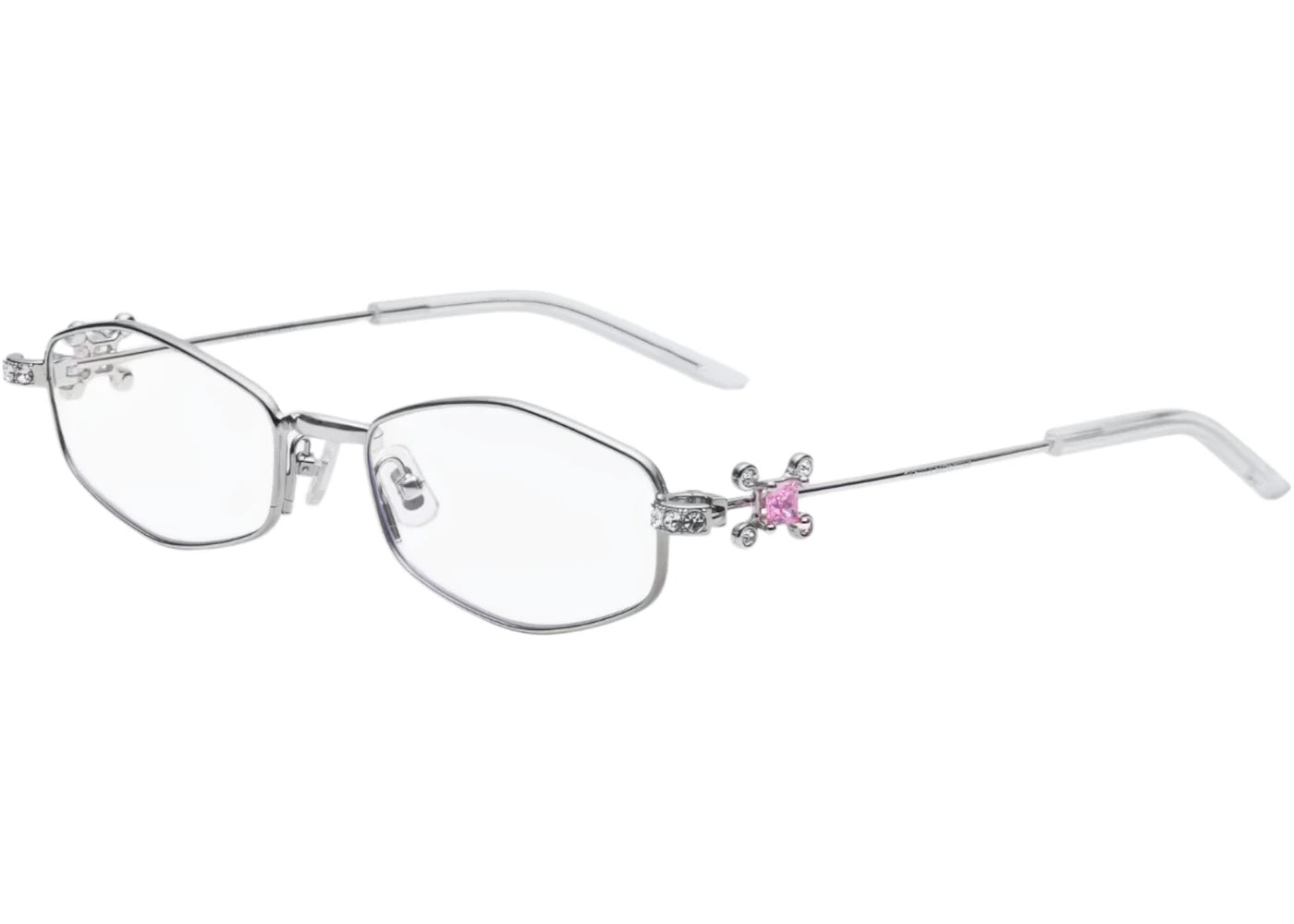 Gentle Monster Gleam 02 Sunglasses Silver/Clear