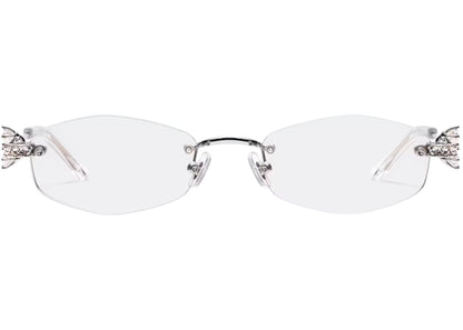 gentle monster glitz 02 sunglasses silver/clear 