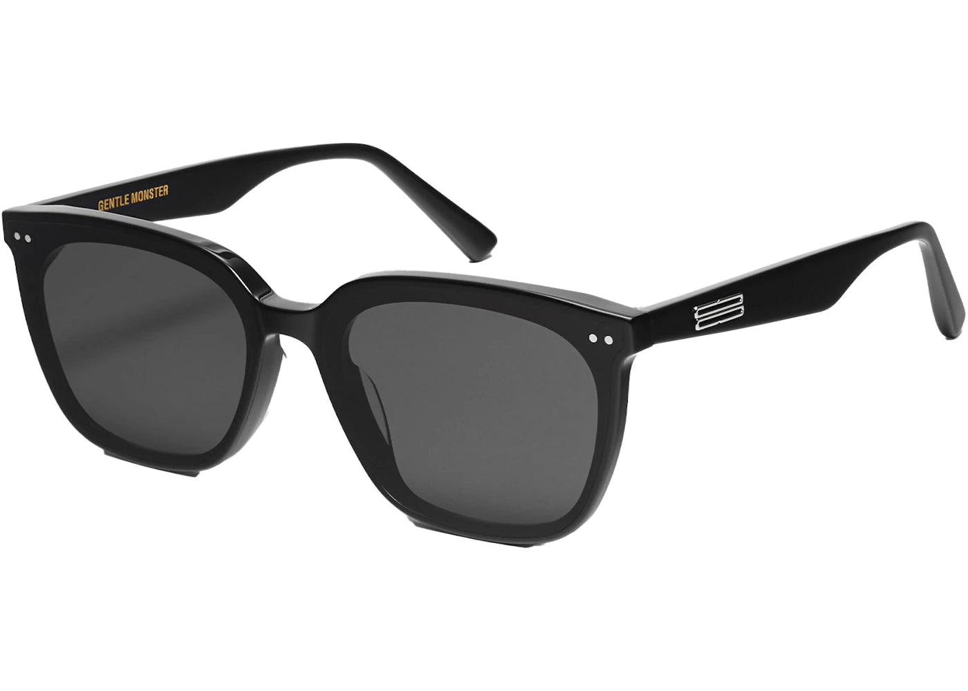 gentle monster heizer square sunglasses black 01 
