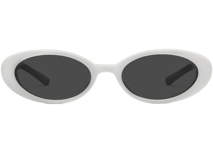 gentle monster jennie hush sunglasses white/gray (w2) 