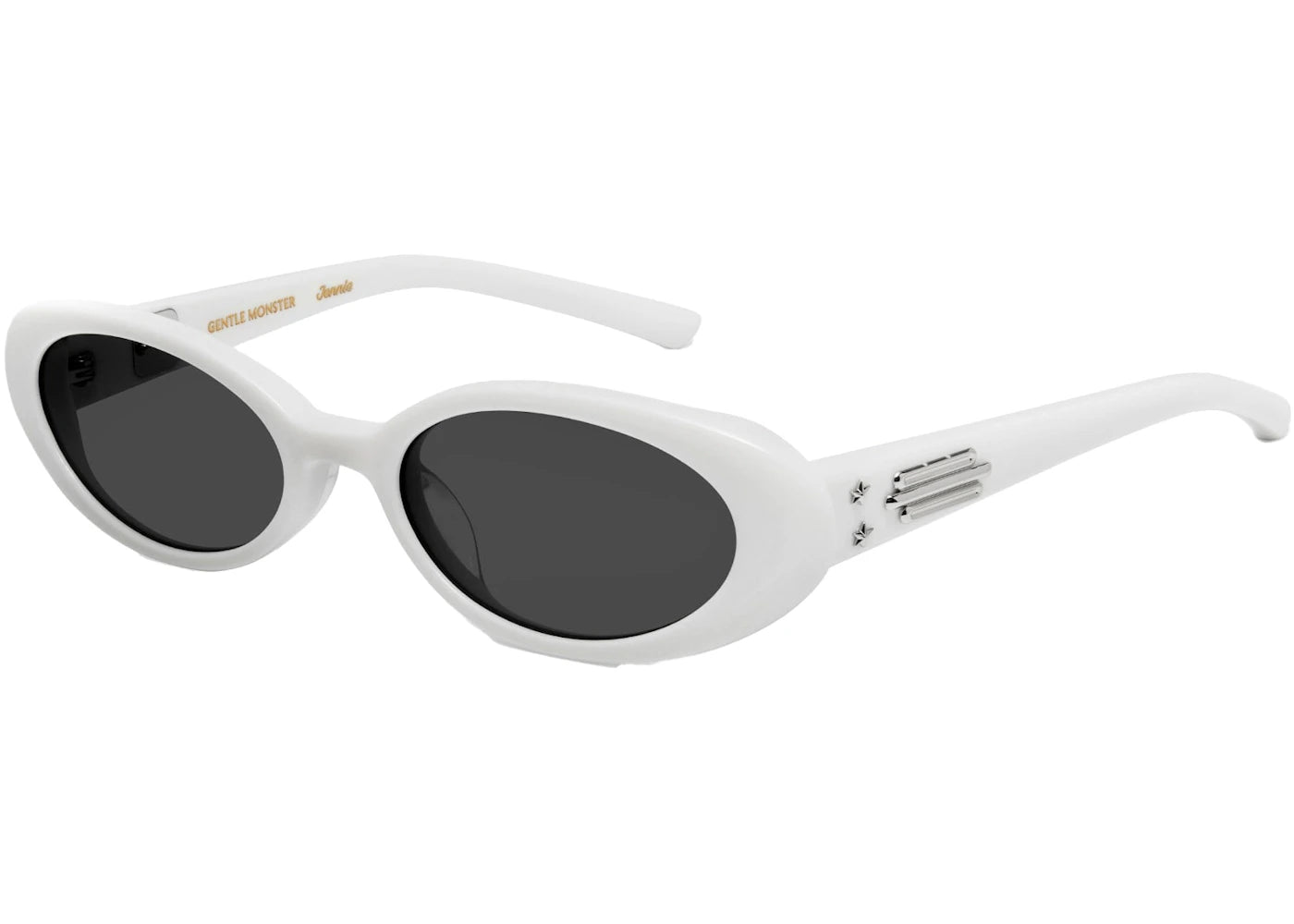 Gentle Monster Jennie Hush Sunglasses White/Gray (W2)