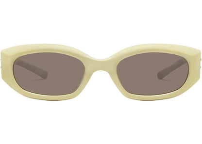 gentle monster jennie wispy sunglasses yellow/brown (y8) 