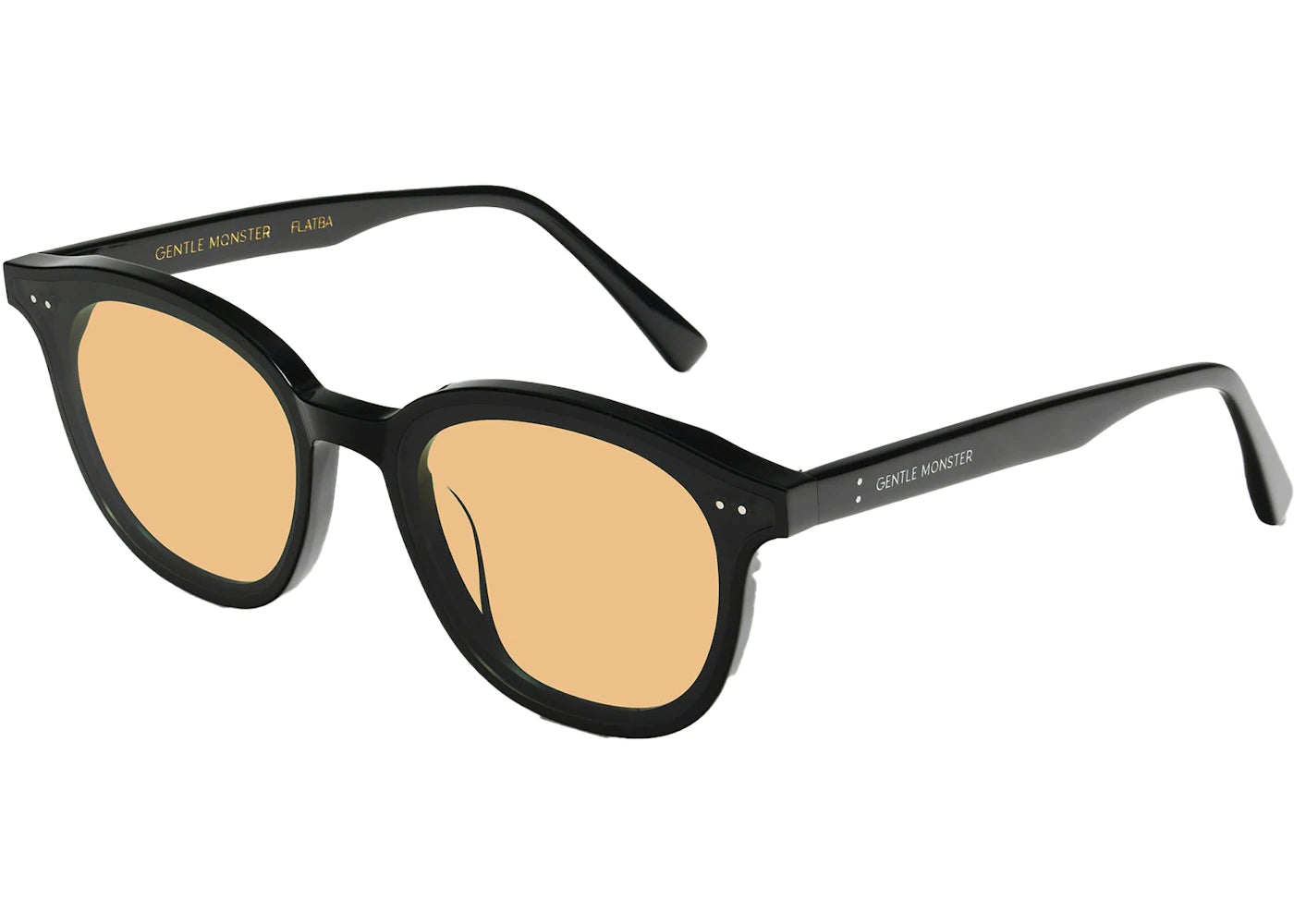 Gentle Monster Lang 01 Sunglasses Black/Orange (01)
