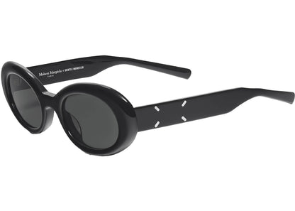 gentle monster maison margiela oval sunglasses black mm005 01 