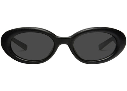 gentle monster maison margiela oval sunglasses black (mm107 l01) 
