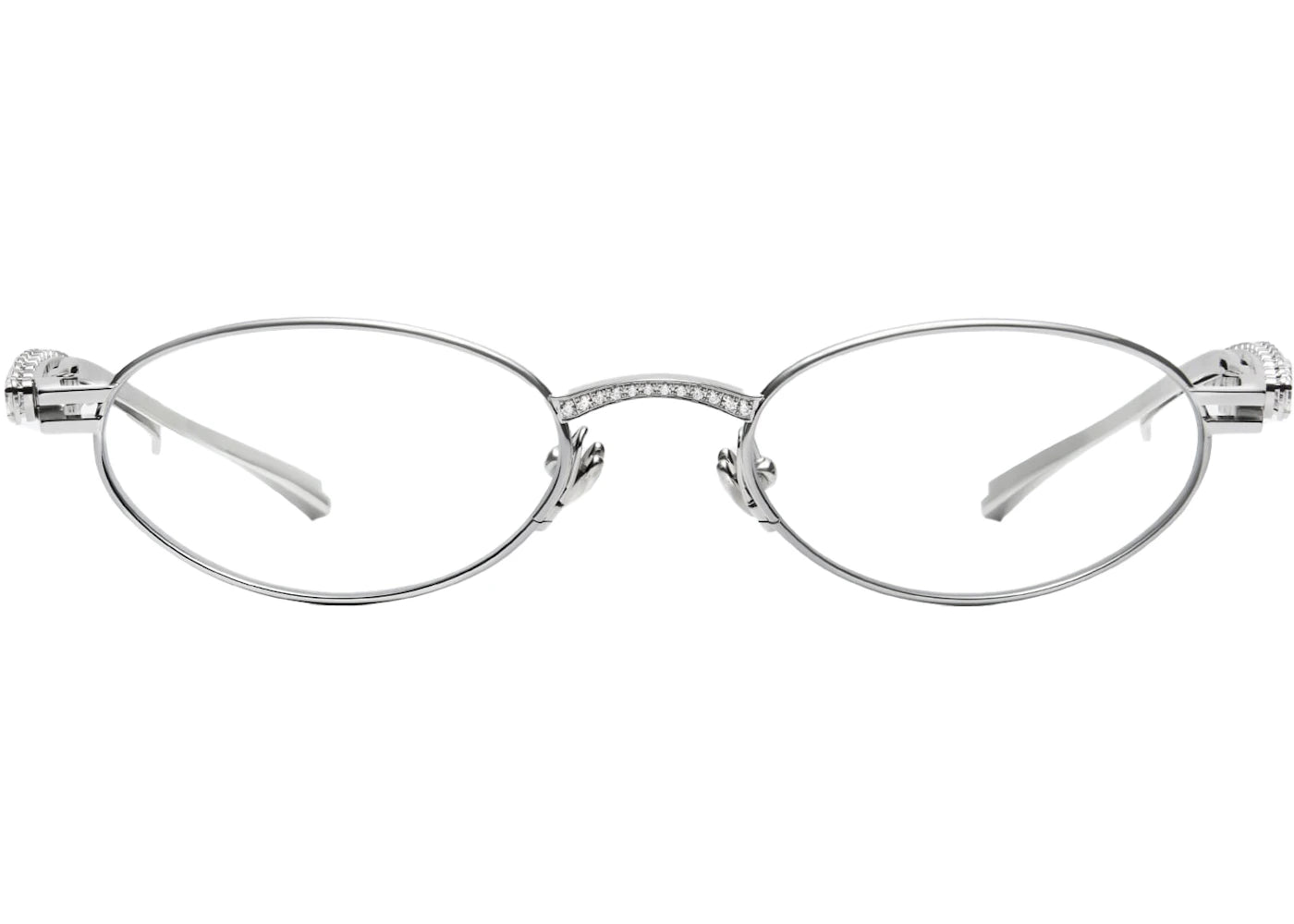 gentle monster x jennie jentle salon barrette sunglasses silver/clear (02) 