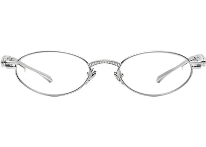 gentle monster x jennie jentle salon barrette sunglasses silver/clear (02) 