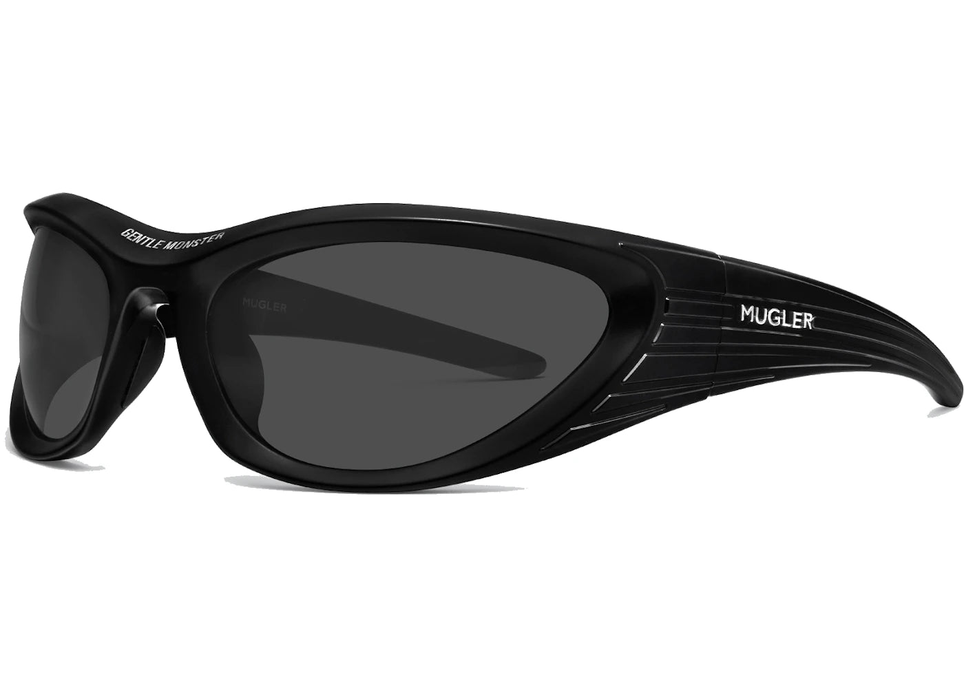 Gentle Monster X Mugler Spiral Sunglasses Black/Grey (02 M01)