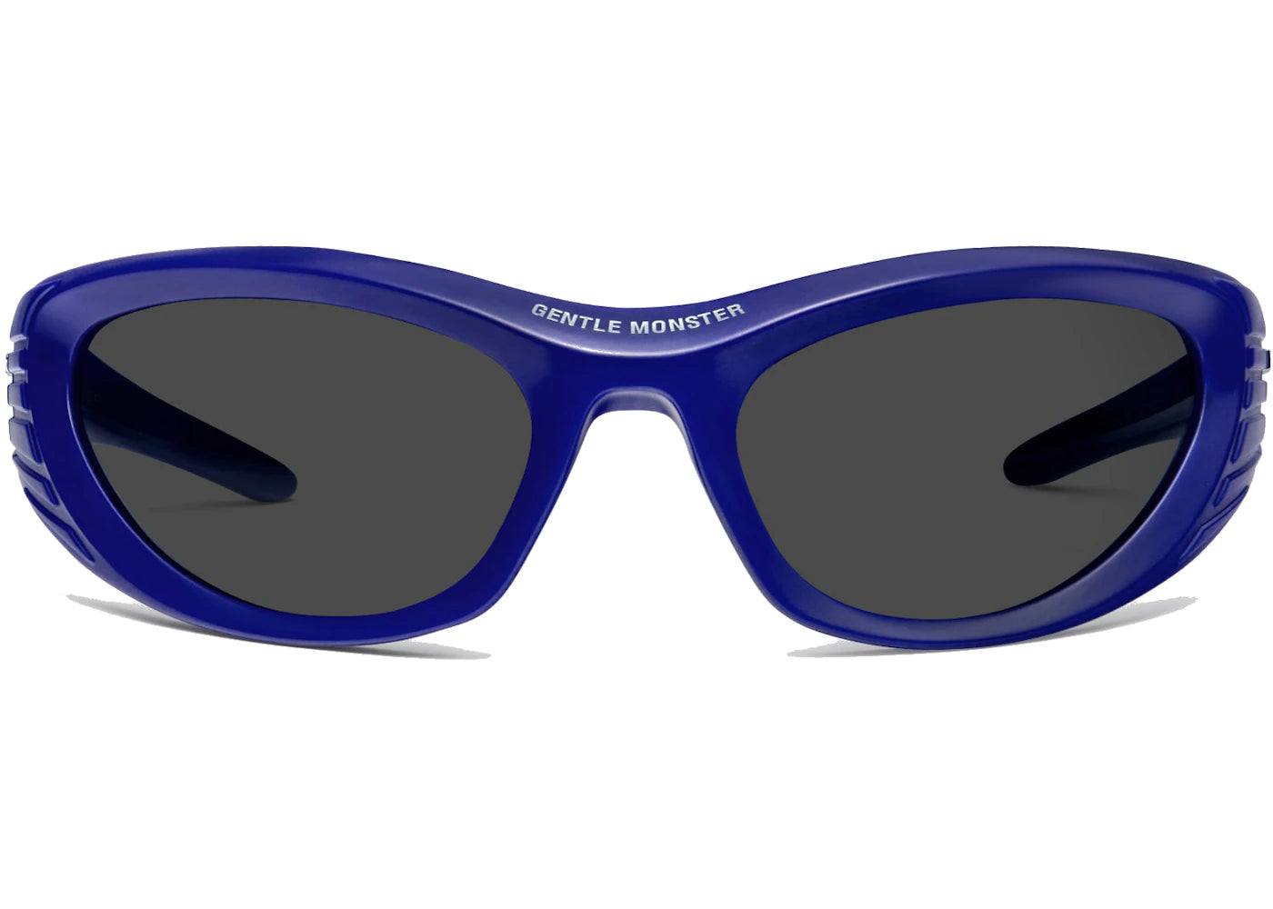 gentle monster x mugler spiral sunglasses blue/gray (02 v2) 