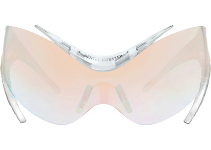gentle monster x mugler spiral sunglasses clear/clear (01 c1) 