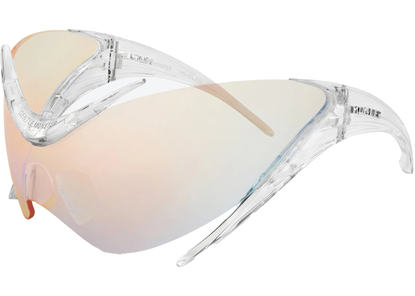 Gentle Monster X Mugler Spiral Sunglasses Clear/Clear (01 C1)