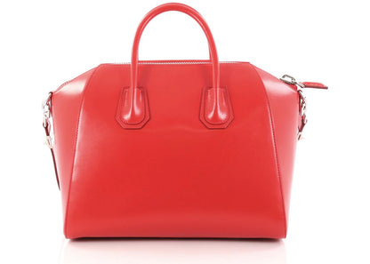 Givenchy Antigona Tote Glazed Medium Red