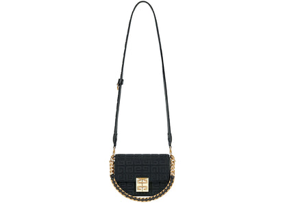 Givenchy Embroidered Canvas Bag Small 4G Black