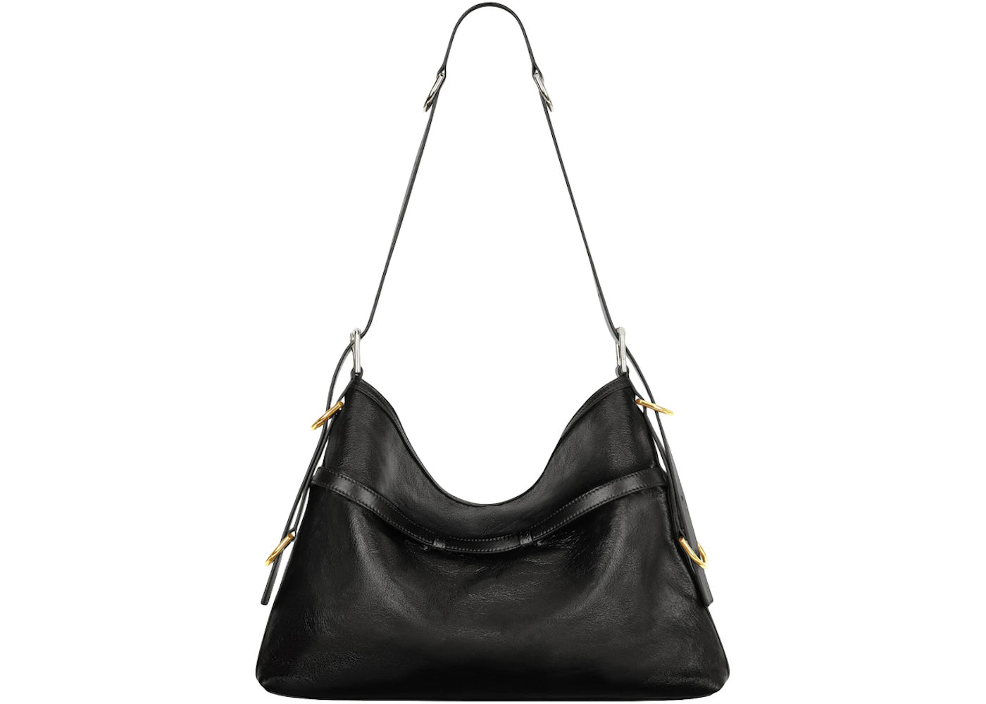 Givenchy Medium Voyou Bag In Leather Black