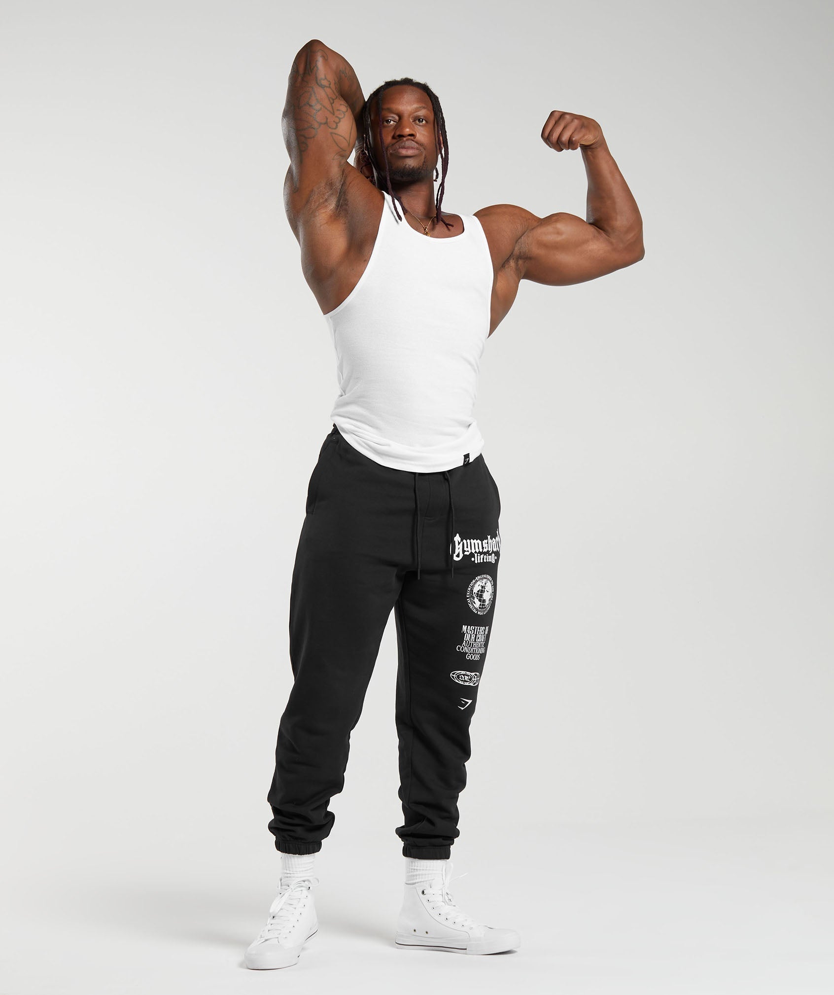 Gymshark Global Lifting Oversized Essential Joggers Black