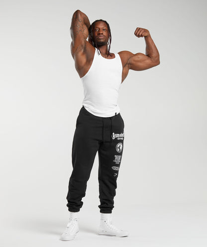Gymshark Global Lifting Oversized Essential Joggers Black