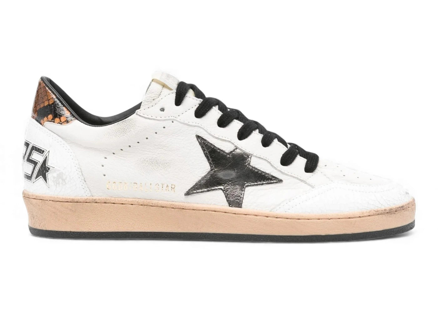 Golden Goose Ball-Star Low White Silver Star