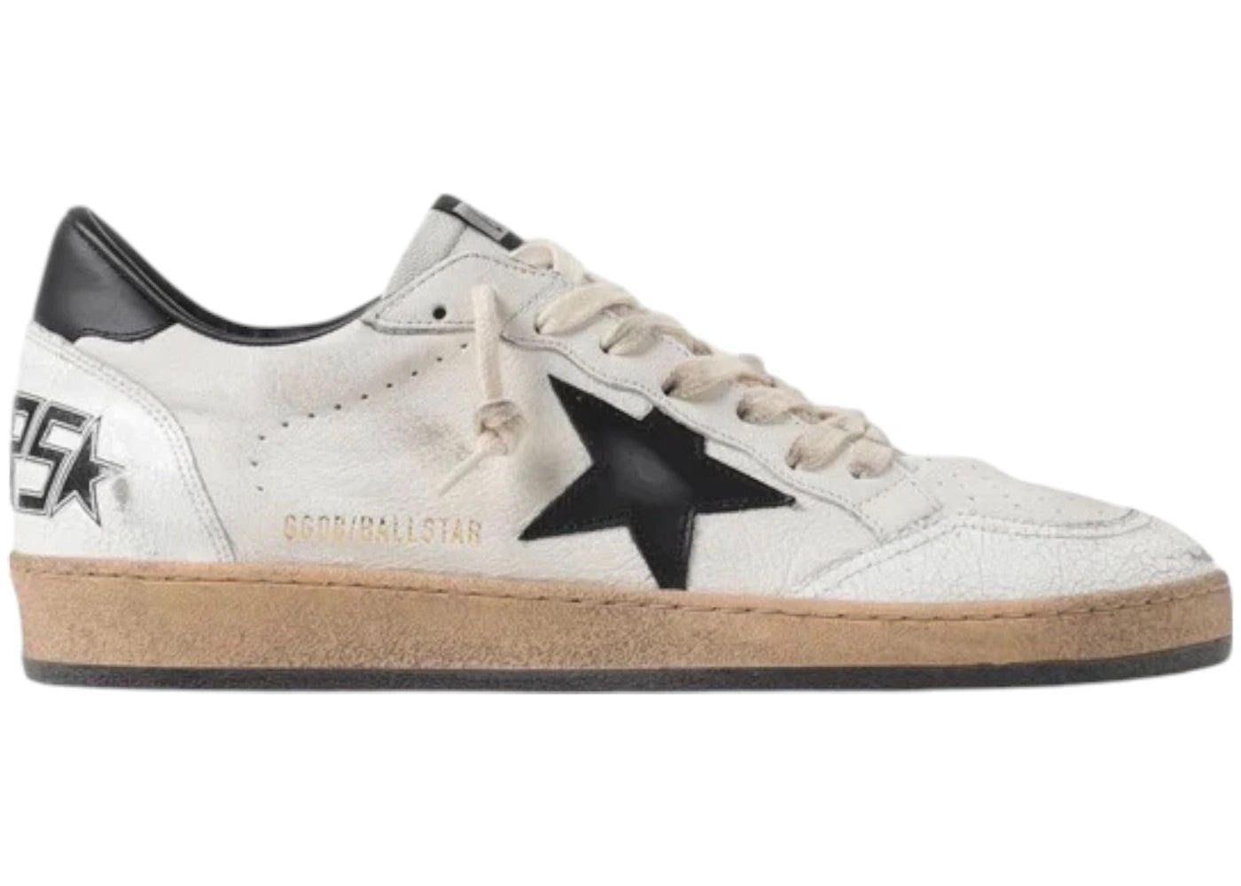 Golden Goose Ball Star White Black Ss25