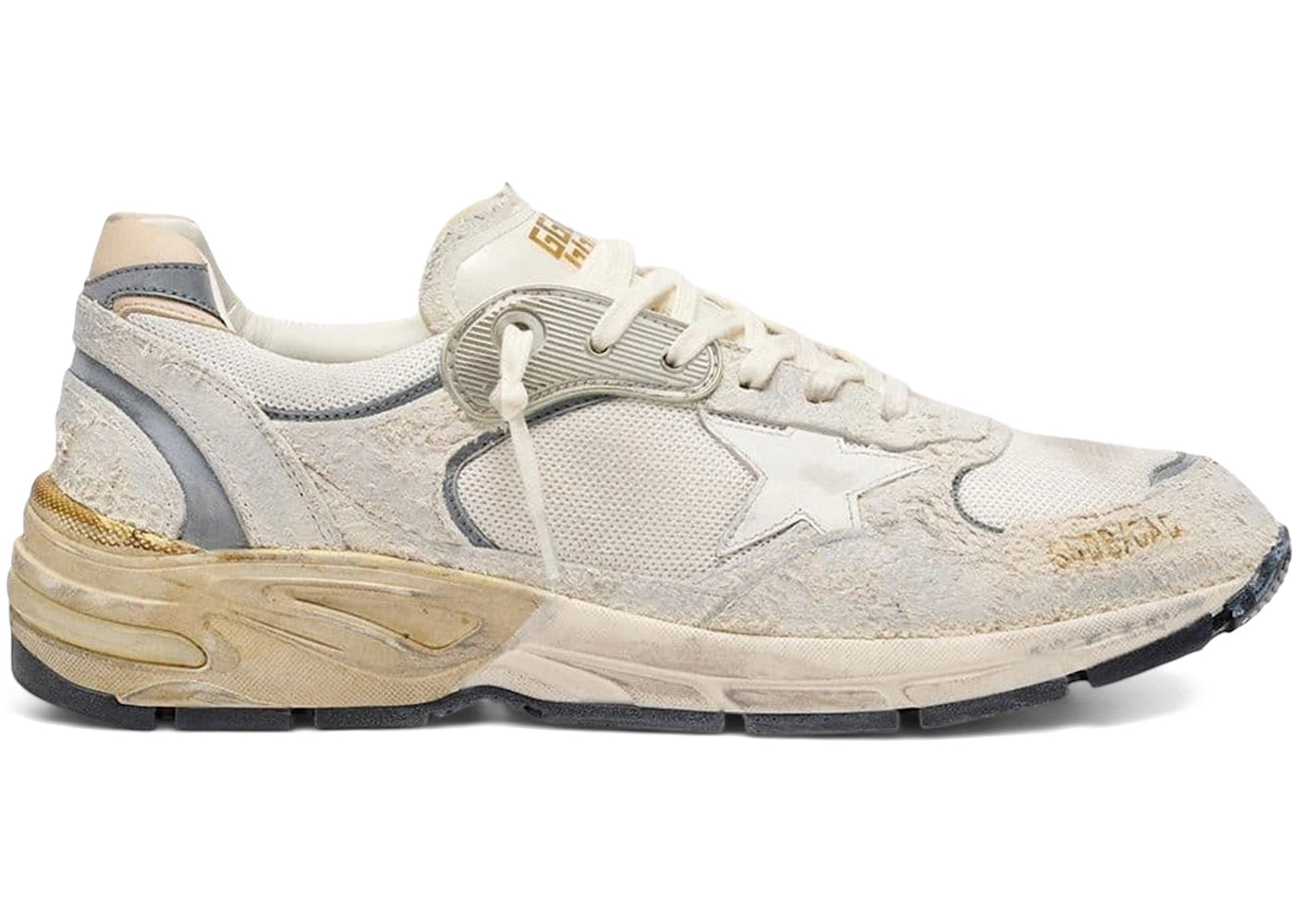 Golden Goose Dad-Star White Biege