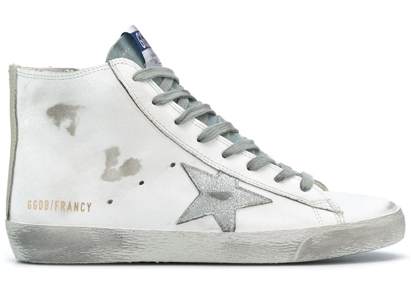 Golden Goose Francy Silver Star White Silver (Women'S)