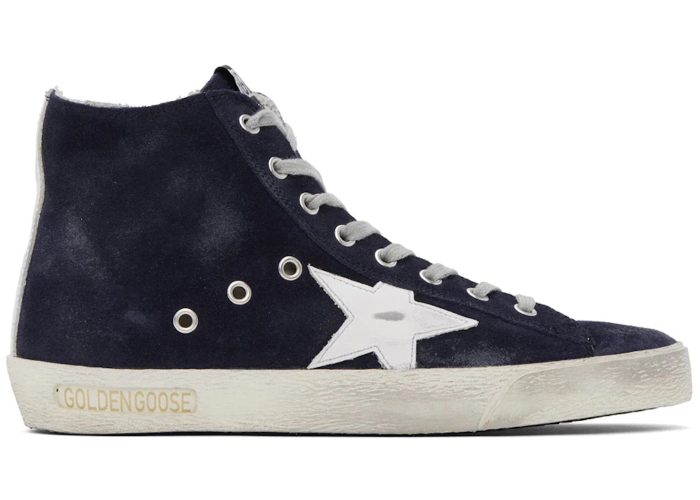 Golden Goose Francy Suede Night Blue White – Kicks Machine