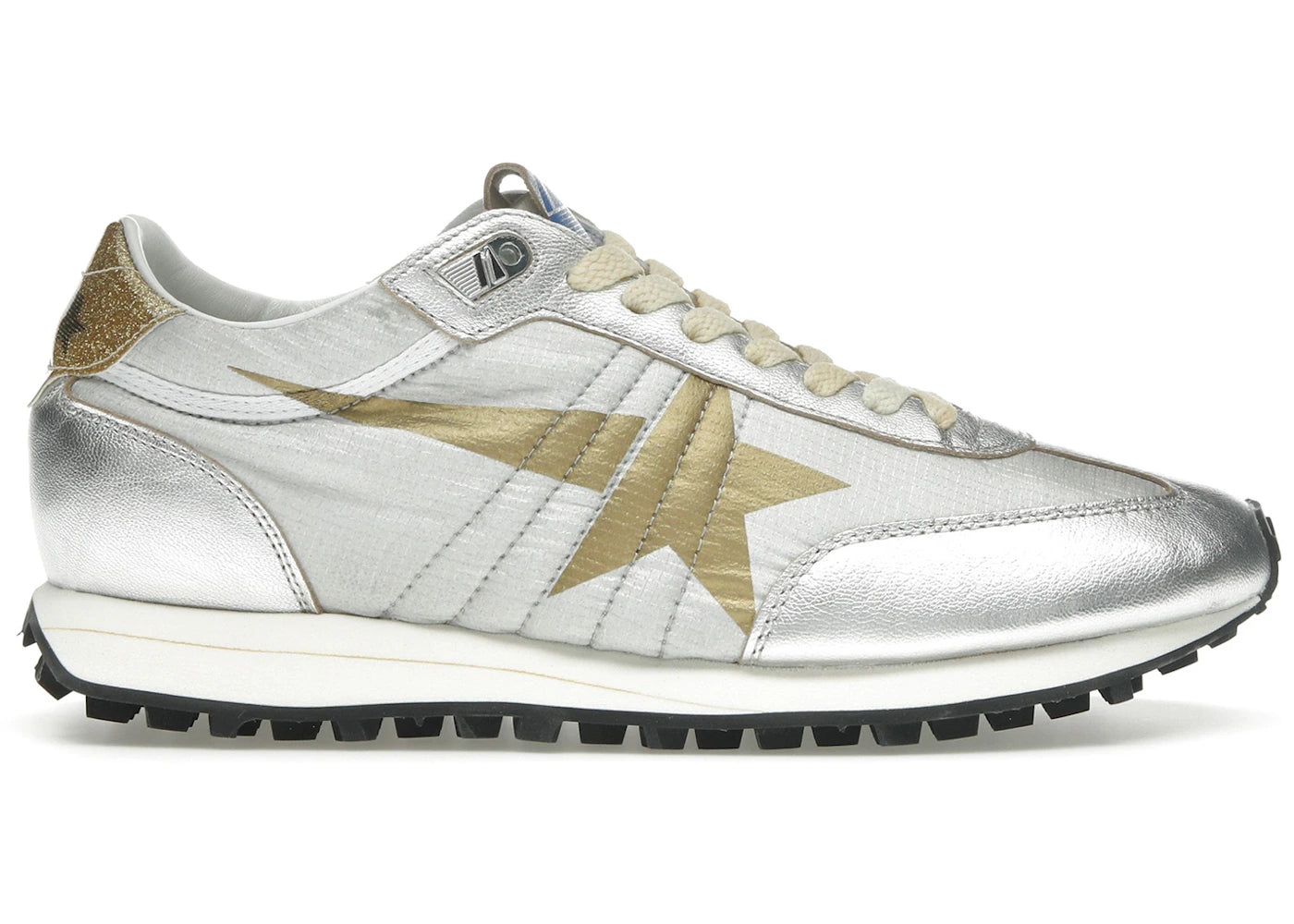 Golden Goose Marathon Silver Gold Star (Women'S)
