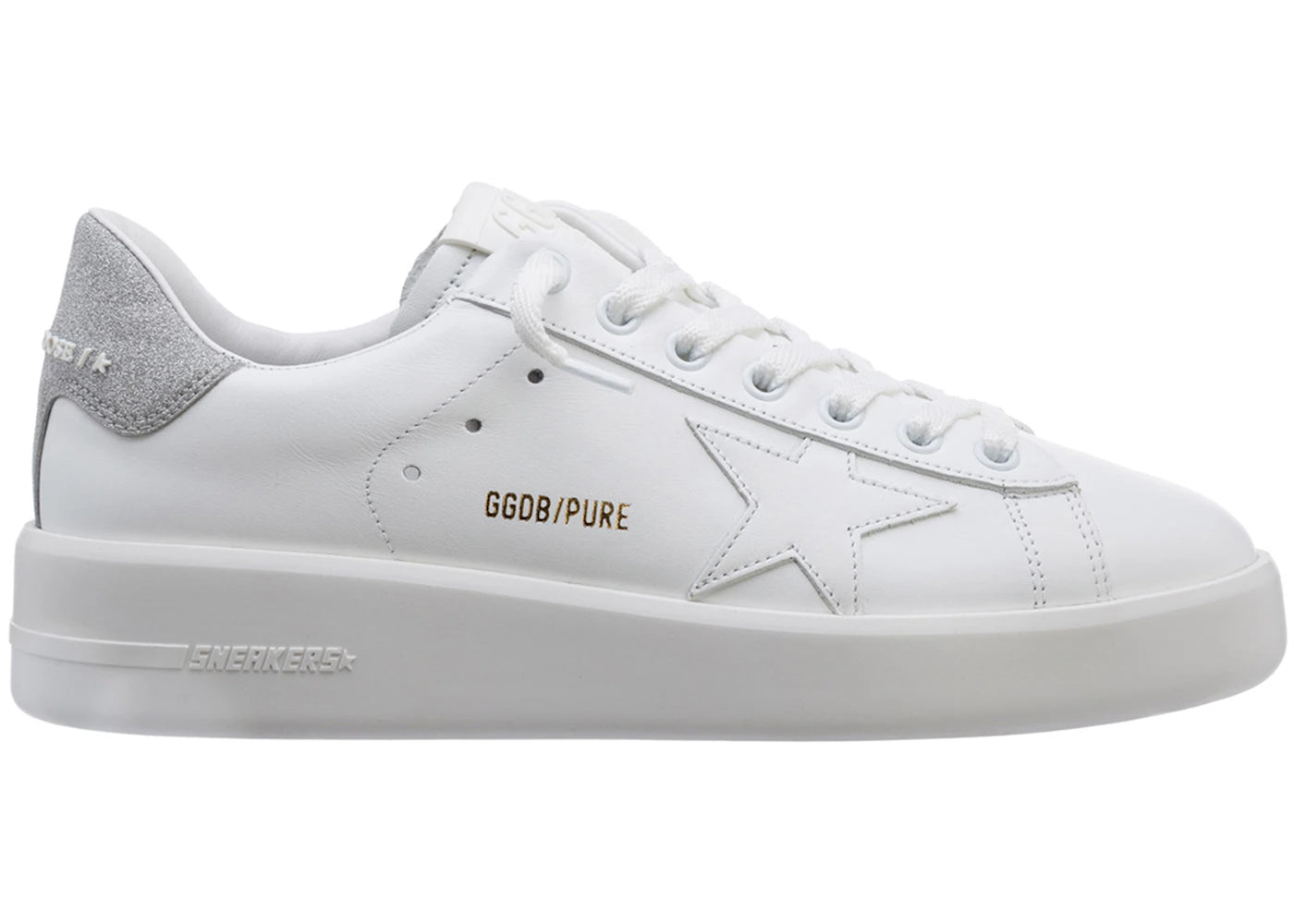 Golden Goose Purestar White Silver (Women'S)