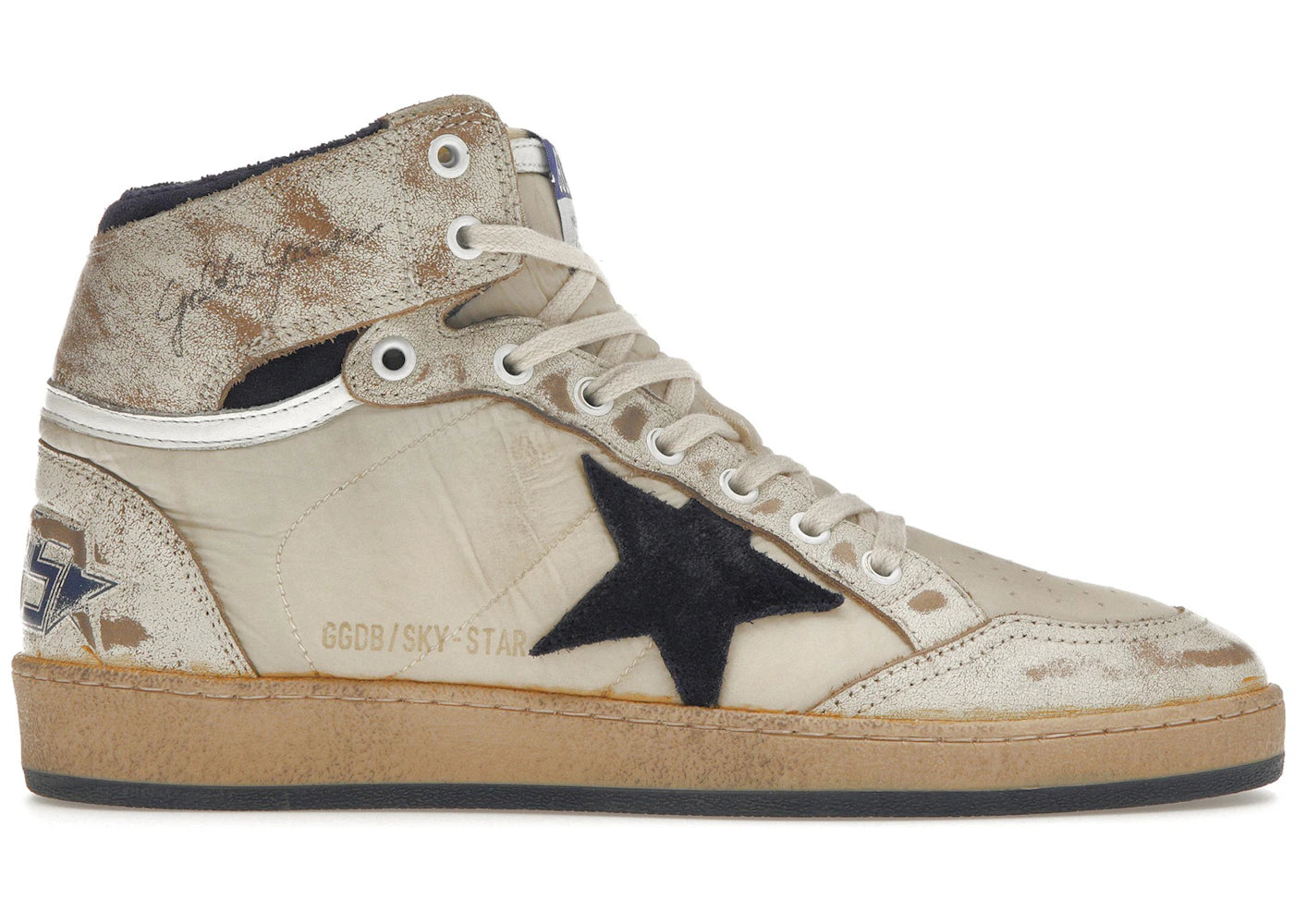 Golden Goose Sky-Star White Dark Blue