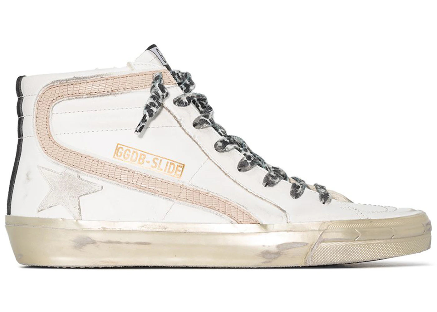 Golden Goose Slide White Black Taupe (Women'S)