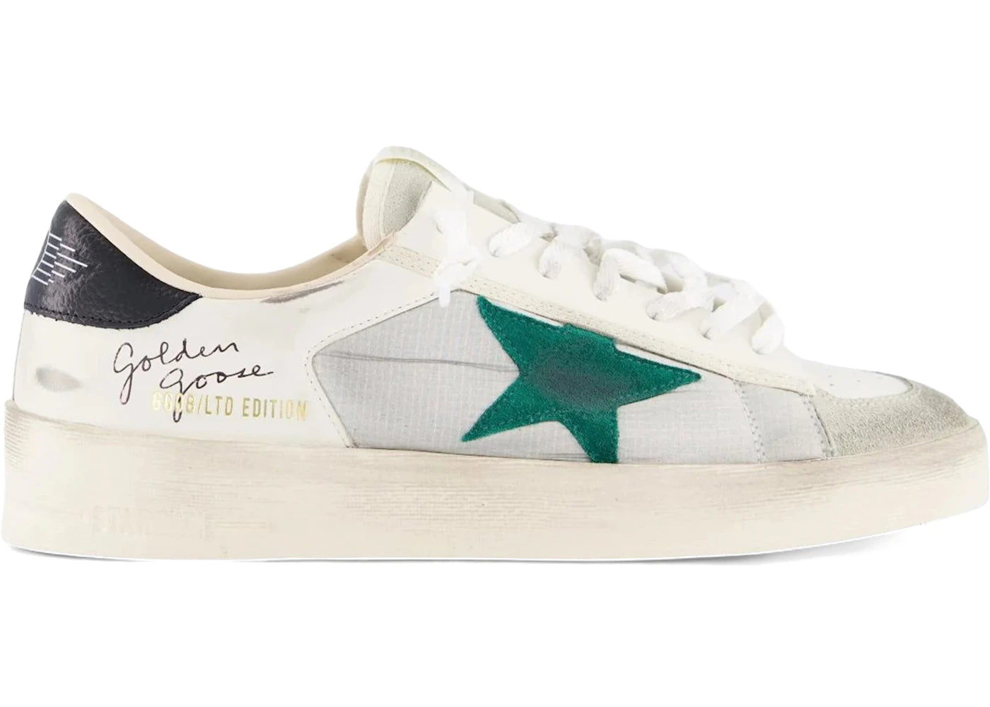 Golden Goose Stardan White Silver Black Green