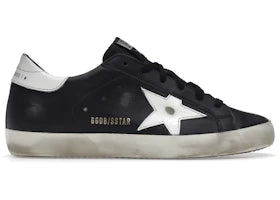 Golden Goose Super-Star Black White Leather (Women'S)