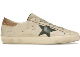 Golden Goose Super-Star Cream Green