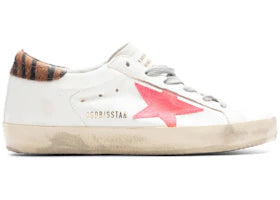 Golden Goose Super-Star White Fluorescent Red Zebra (Women'S)