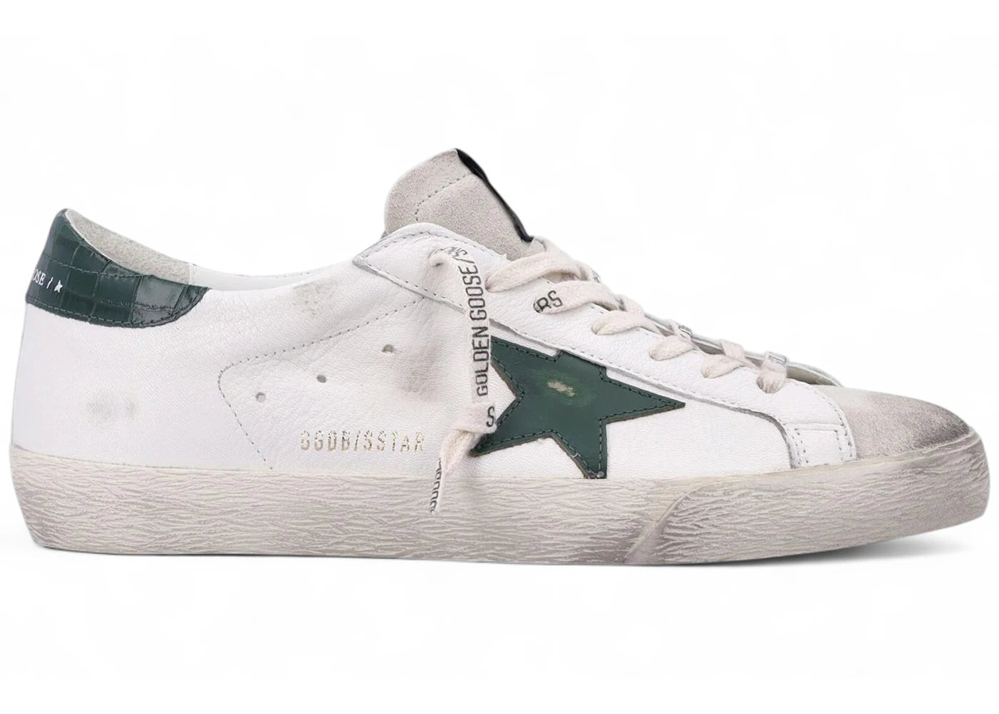 Golden Goose Super-Star White Forest Green